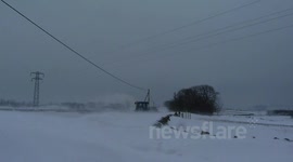 Heavy drifting in the Pennines West Yorkshire