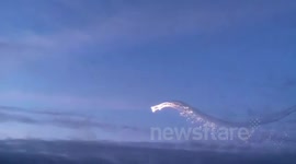 UFO's- Strange Lights Captured Flying Over The Sea- Finally Proof