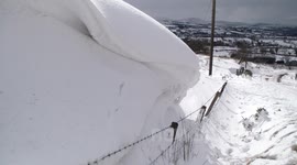 Massive Snow Drift