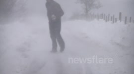 Glenshane Pass Blowing Snow/Blizzard 2