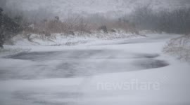 Blowing Snow/Blizzard Build Up, Glenshane Pass - March 22nd