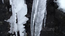 Insane 3ft Icicle Formations on Glenshane Pass 2