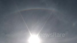 Summer Complex Sun Halo Display (Ice Crystal Optics)