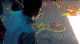 Holi festival celebration at SMILE ,India