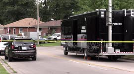 Two older people shot dead in their home in Brantford Ontario Canada and police are investigating it as a double homicide