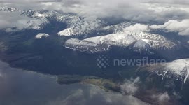 Aerial view of Ushuaia Tierra del Fuego Province
