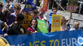Thousands march in London to say