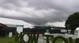 Tornado at Tatton Park flower show near Manchester