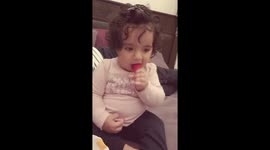 Cute Baby Selfie Video