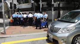 Police getting ready for another day off protests in Hong Kong