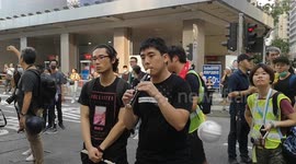 Peaceful protest anti extradition law Hong Kong