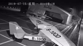 Chinese teenager steals seaplanes and drives one into guardrails
