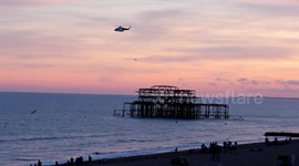 Coastguard helicopter called to Brighton beach but police say it was a hoax call