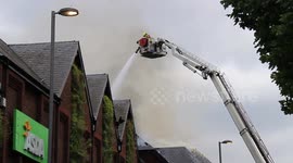 London firefighters tackle huge blaze at Walthamstow shopping centre