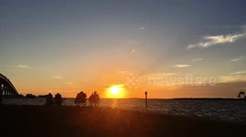 Sunset over Sanibel