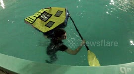 Cardboard boat race Heat 4 - 07/21/2019