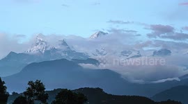 Breathtaking Himalayan Sunset
