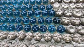 This house in Vietnam is made from almost 9,000 discarded plastic bottles