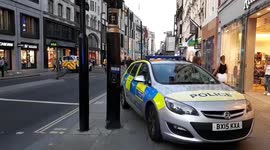 Police on the scene of