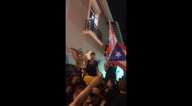 Protestors chant Ricky Renuncia (Ricky Quit)