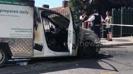 Food truck was on fire due to overheating