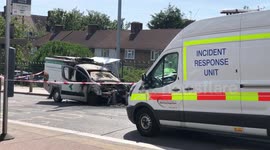 Food truck was on fire due to overheating