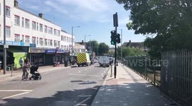 Food truck was on fire due to overheating