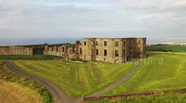 Summer Hay Bales At Downhill Estate