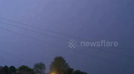 Lightening Storm during the heatwave