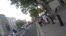 Jon Snow At The Anti Boris Johnson Protest