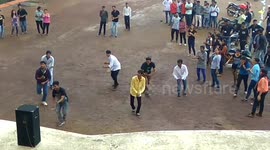 Group dance perform in college by student