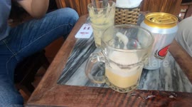 Hanoi's egg beer draws curious drinkers
