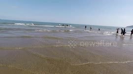 Beautiful beach filmed by GoPro