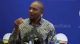 South African opposition party leader makes statement on President Ramaphosa ruling