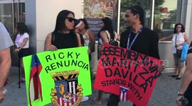 Ecstatic Puerto Ricans flood Brooklyn streets to celebrate resignation of disgraced governor