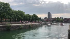 Shadwell basin swimming