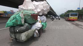Crazy Overloaded Vehicles in Vietnam