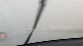violent storms in France after heat wave