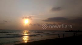 Beautyfull Sunset  in  Padang