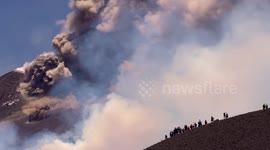 Italy's Mount Etna spews huge clouds of ash in latest eruption
