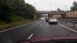Flooding A555 Poynton