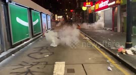 Watch the truly awesome way Hong Kongers deal with tear gas