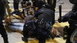 Mass arrests at Hong Kong protest