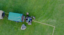 Drone footage of Hot Air Balloons