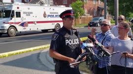 Officer provides update on quadruple homicide scene investigation in Markham