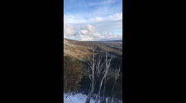 Beautiful scenery up Mount Hotham