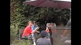 Chair Fail - Chair Bottom Falls Out While Aunt Sits On It