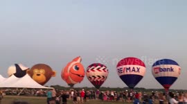 Hot Air Balloon Glow to AC/DC’s Thunder