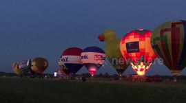 Hot Air Balloon Glow to Cotton Eyed Joe