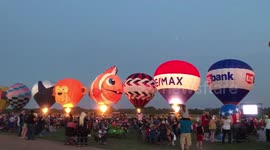 Hot Air Balloon Glow to Banjo Music